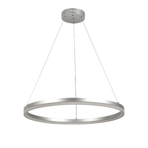 InLight Κρεμαστό φωτιστικό LED 45W 3CCT (by switch on base)   6095-C-Silver