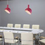 Κρεμαστό Φωτιστικό Οροφής Πλαστικό με Αλουμίνιο Κινούμενο κάλυμμα Ροζ V-TAC – 3923