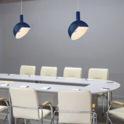 Κρεμαστό Φωτιστικό Οροφής Πλαστικό με Αλουμίνιο Κινούμενο κάλυμμα Μπλε V-TAC – 3925