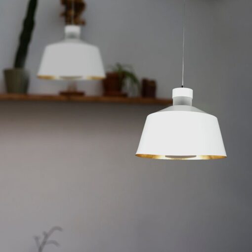 LED Κρεμαστό φωτιστικό Ακρυλικό Λευκό Ø250 Θερμό λευκό 3000Κ V-TAC – 3937