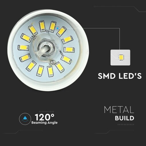 LED Κρεμαστό φωτιστικό Ακρυλικό Λευκό Ø340 Θερμό λευκό 3000Κ V-TAC – 3939