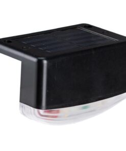 ΑΠΛΙΚΑ ΜΑΥΡΗ ΓΩΝΙΑΚΗ ΜΕ ΗΛΙΑΚΟ PANEL 90x54x50mm 3000Κ EUROLAMP – 145-20816