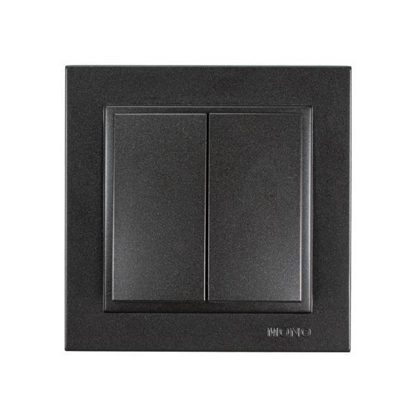 ΔΙΑΚΟΠΤΗΣ K/R ΜΑΥΡΟΣ EUROLAMP – 152-10304