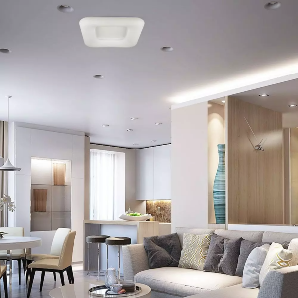 LED Φωτιστικό Οροφής 26W με Εναλλαγή Χρώματος και Λευκό Σώμα Dimmable V-TAC – 213970