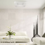 LED φωτιστικό οροφής 80W με εναλλαγή χρώματος και λευκό σώμα Dimmable V-TAC – 3973