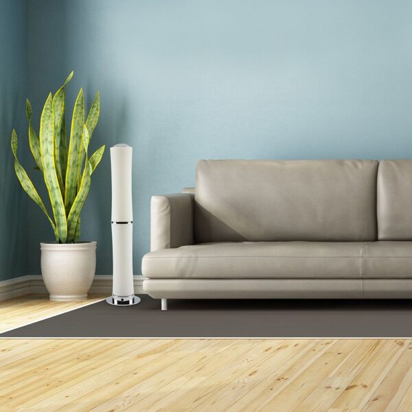 Φωτιστικό Δαπέδου LED Κύλινδρος Λευκός ø125 32W Dimmable Αφής V-TAC 120° 2100lm Θερμό Λευκό 3000K – 3976