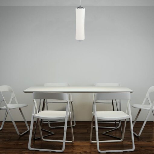 Κρεμαστό Φωτιστικό LED Οροφής Κύλινδρος ø125 18W Dimmable V-TAC 120° 1200lm Λευκό Θερμό Λευκό 3000K – 3980
