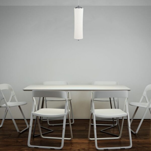 Κρεμαστό Φωτιστικό LED Οροφής Κύλινδρος ø125 18W Dimmable V-TAC 120° 1200lm Λευκό Θερμό Λευκό 3000K – 3980