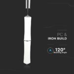Κρεμαστό Φωτιστικό LED Οροφής Κύλινδρος ø125 32W Dimmable V-TAC 120° 2100lm Λευκό Θερμό Λευκό 3000K – 3981