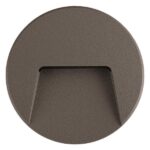 ΦΩΤΙΣΤΙΚΟ ΤΟΙΧΟΥ SLIM LED 3W IP65 230V Φ135mm ΓΡΑΦΙΤΗΣ PRO EUROLAMP 145-52016