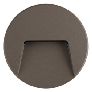 ΦΩΤΙΣΤΙΚΟ ΤΟΙΧΟΥ SLIM LED 3W IP65 230V Φ135mm ΓΡΑΦΙΤΗΣ PRO EUROLAMP 145-52016