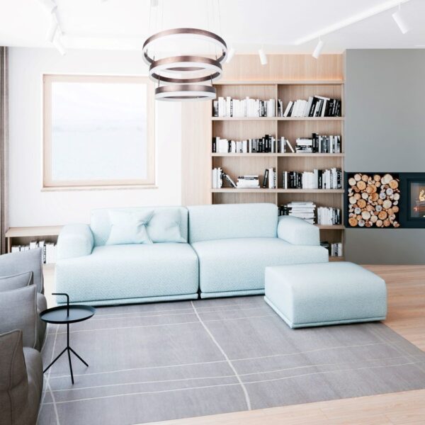 Κρεμαστός Πολυέλαιος LED Οροφής Τρεις Δακτύλιοι Καφέ 86W Dimmable V-TAC 4550lm  Θερμό Λευκό 3000K – 213991