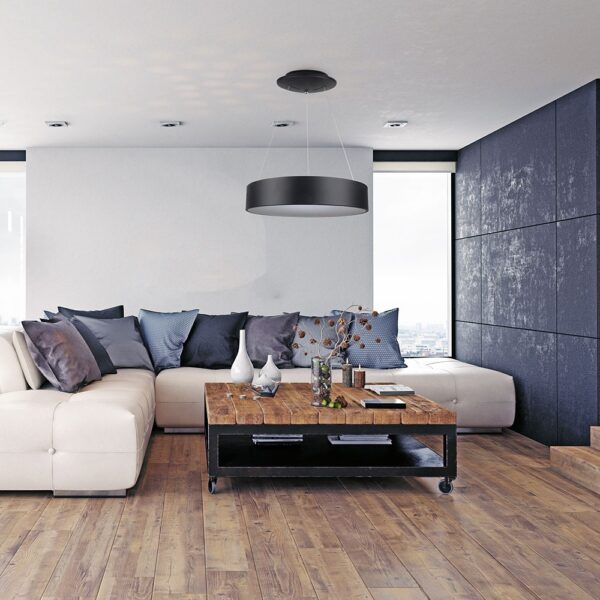 LED πολυέλαιος 25W 3000K Θερμό λευκό Dimmable με μαύρο σώμα V-TAC – 3993