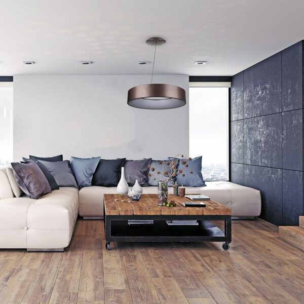 LED πολυέλαιος 25W 3000K Θερμό λευκό Dimmable με καφέ σώμα V-TAC – 3994