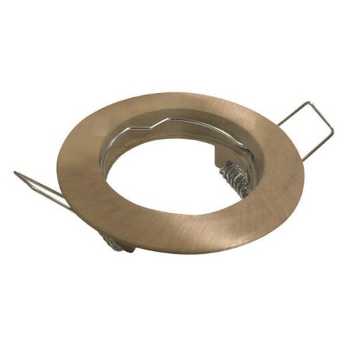 ΣΠΟΤ ΧΩΝΕΥΤΟ ΣΤΑΘΕΡΟ ΑΛΟΥΜΙΝΙΟΥ GU10 ΑΝΤΙΚΕ ΜΠΡΟΝΖΕ EUROLAMP 147-55615