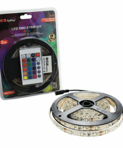 Σετ LED Ταινία 6W 12V Dimmable ACA 100lm Αδιάβροχη IP65 Πολύχρωμη RGB 3m – 3MKITRGB