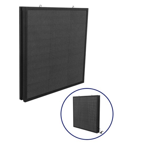 GloboStar® 90340 Κυλιόμενη Ψηφιακή Επιγραφή P10 LED SMD AC 220-240V με Wi-Fi – Αδιάβροχή IP65 – Διπλής Όψης – Μ104 x Π12 x Υ104cm Ψυχρό Λευκό 6000K