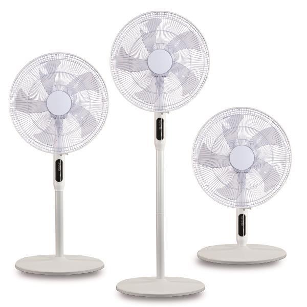 ΑΝΕΜΙΣΤΗΡΑΣ ΜΕ ΟΡΘΟΣΤΑΤΗ ΛΕΥΚΟΣ 3ΣΕ1 DC ΜΟΤΕΡ Φ45 25W ΜΕ ΚΟΝΤΡΟΛ EUROLAMP – 300-20006