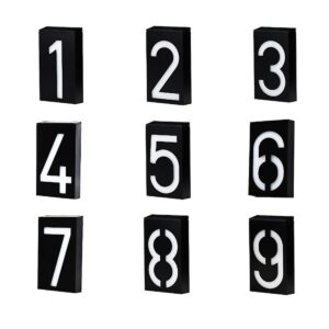 GloboStar® 71510 Αυτόνομο Ηλιακό Φωτιστικό LED SMD 1W 100lm με Ενσωματωμένη Μπαταρία 1000mAh – Φωτοβολταϊκό Πάνελ με Αισθητήρα Ημέρας-Νύχτας για Αρίθμηση Δρόμου με Αριθμό 0 Αδιάβροχο IP55 Ψυχρό Λευκό 6000K