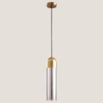 ΦΩΤΙΣΤΙΚΟ ΚΡΕΜΑΣΤΟ ΜΟΝΟ Ε14X1 SMOKY/ΧΡΥΣΟ EUROLAMP 144-40010