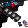GloboStar® 85331 Car Underbody LED Flood Kit DC 12V 60W με Smart Bluetooth Controller – Εφαρμογή APP & Ασύρματο Χειριστήριο RF Αδιάβροχο IP68 Πολύχρωμο RGB