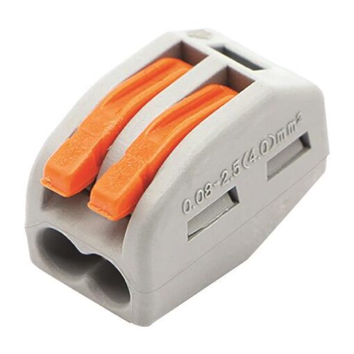 ΚΛΕΜΜΑ PCT-212 2 ΘΕΣΕΩΝ ΜΕ ΥΠΟΔΟΧΗ 0,80-2,5mm 32Α 400V EUROLAMP 147-11048