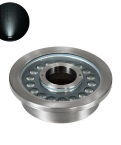 GloboStar® UNDERWATER-DENIS 90442 Υποβρύχιο Χωνευτό Φωτιστικό Σποτ Ειδικό για Σιντριβάνια – Πισίνες – Τζακούζι LED 18W 1800lm 30° DC 24V Αδιάβροχο IP68 Φ21.5 x Υ8cm Ψυχρό Λευκό 6000K – Ανοξείδωτο Ατσάλι SS304 – 3 Years Warranty