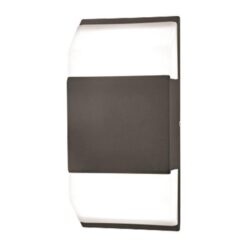 ΑΠΛΙΚΑ ΤΟΙΧΟΥ LED 5W 90x40x185 3000K IP54 ΜΑΥΡΗ PRO EUROLAMP 145-20221