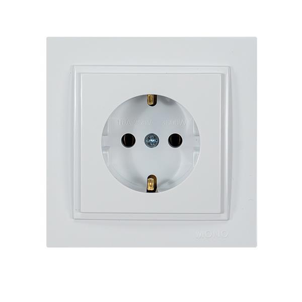 ΠΡΙΖΑ ΣΟΥΚΟ 16A ΛΕΥΚΗ EUROLAMP – 152-10130