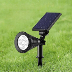 it-Lighting Amistad-Ηλιακό Φωτιστικό LED 2W RGB Μαύρο Χρώμα IP65 (80204910S)