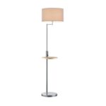 Φωτιστικό Δαπέδου Trio Lighting E27 Νίκελ Ματ Μεταλλικό  400400107
