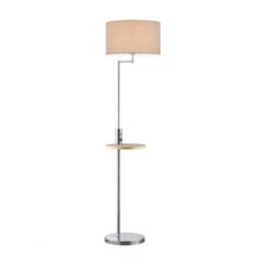 Φωτιστικό Δαπέδου Trio Lighting E27 Νίκελ Ματ Μεταλλικό 400400107