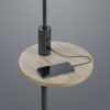 Φωτιστικό Δαπέδου Trio Lighting E27 Μαύρο Ματ Μεταλλικό  400400132