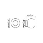 Faro Barcelona Φωτιστικό Τοίχου Moy LED 4W Μαύρο IP44 3000K FARO – 40093