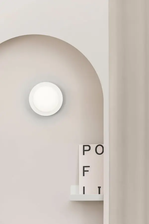 Faro Barcelona MAY Φωτιστικό Τοίχου/Οροφής COB LED σε Λευκό Χρώμα 4W 2700K IP44 – 40095