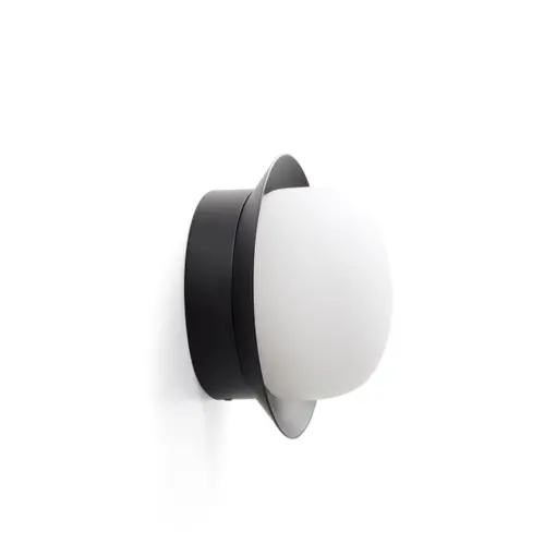 Faro Barcelona MAY Φωτιστικό Τοίχου/Οροφής COB LED σε Μαύρο Χρώμα 4W 2700K IP44 – 40096