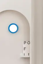 Faro Barcelona MAY Φωτιστικό τοίχου/Οροφής COB LED σε Μπλε Χρώμα 4W 2700K IP44 – 40097