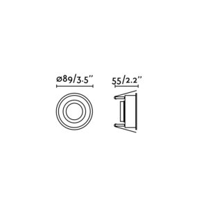 HYDE BLACK ROUND GU10 FARO – 40115