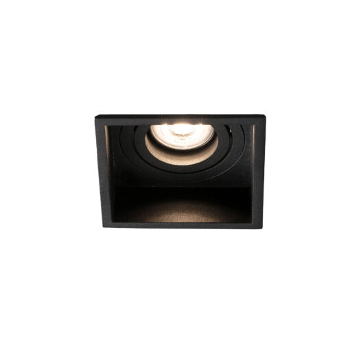 Faro Barcelona HYDE SQ Black orientable square recessed lamp GU10   – 40121
