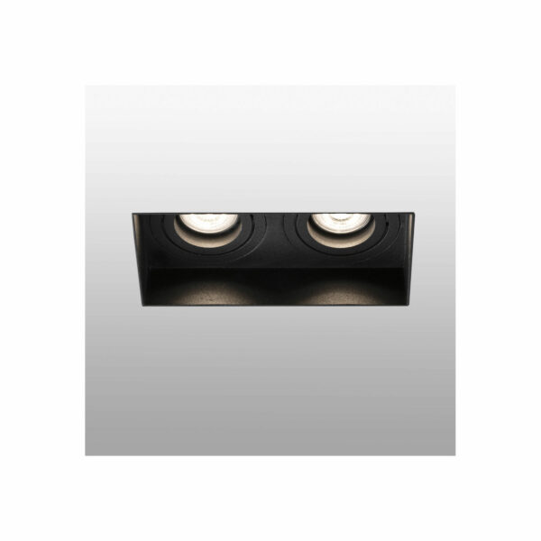 HYDE BLACK SQUARE ORIENT. W/F 2L GU10 FARO – 40123