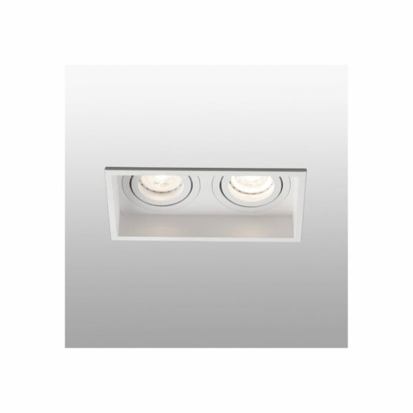 HYDE WHITE SQUARE ORIENT. 2L GU10 FARO – 40126