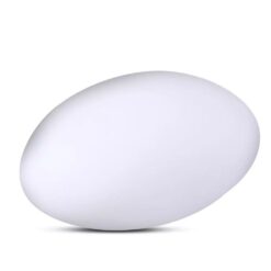 LED φωτιστικό οβάλ σχήμα πέτρας 1W επαναφορτιζόμενη V-TAC RGB IP67 – 40171
