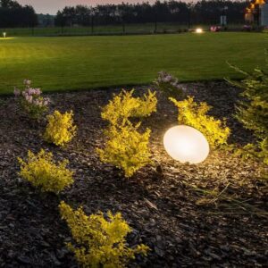 LED φωτιστικό οβάλ σχήμα πέτρας 1W επαναφορτιζόμενη V-TAC RGB IP67 – 40171