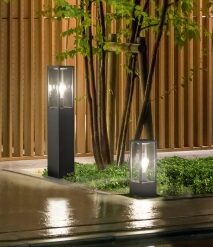 Φωτιστικό Δαπέδου Trio Lighting   E27 Ανθρακί Αλουμίνιο   IP44 401860142
