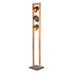 Φωτιστικό Δαπέδου Trio Lighting 3χE14 Νίκελ Αντικέ Μεταλλικό – 401900367