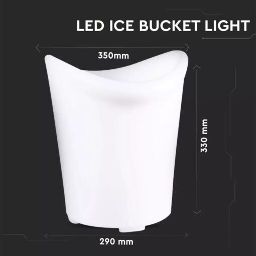 LED φωτιστικό παγονιέρα 1.5W επαναφορτιζόμενη V-TAC RGB IP54 – 40191