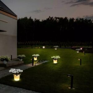 LED φωτιστικό γλάστρα 1.5W επαναφορτιζόμενη V-TAC RGB IP54 – 40211