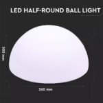 LED φωτιστικό οβάλ 6W επαναφορτιζόμενο V-TAC RGB IP54 – 40221