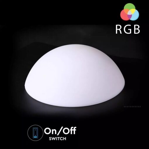 LED φωτιστικό οβάλ 6W επαναφορτιζόμενο V-TAC RGB IP54 – 40221