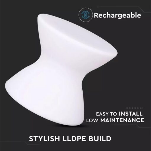 LED φωτιστικό σκαμπό 1.5W επαναφορτιζόμενο V-TAC RGB IP54 – 40231